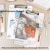 Shibo Tsinghua A4 Exam Paper Clipboard for Students - Thick Writing Pad