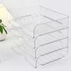 Stackable Paper Letter Tray Stacking File Letter Tray Space Saving Desk Document Organiser for School Office Supplies