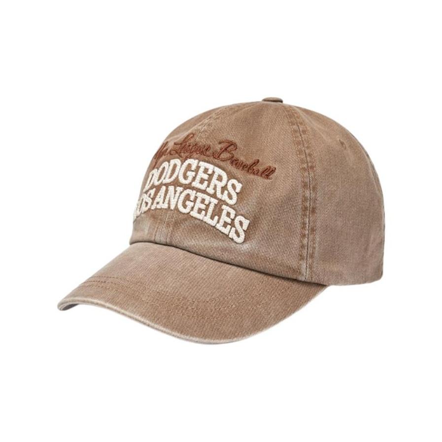 MLB Cotton Baseball Caps Women s Khaki Fashion 3ACPV185N-07BGD F