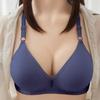 Gathering Baby Cotton, Simple and Natural, Traditional Thin Mold Cup, Middle Aged and Elderly Women's Smooth Face Bra