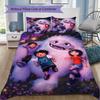 Abominable and the Invisible City Pattern Bedding,Quilt Set Quilt Cover Pillowcase Home Birthday Gift (1*duvet cover+2*pillowcase,without core)NSJT092