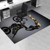 Motorcycle Theme Office Carpet Chair Mat Large Desk Protector for Home Decor, Sofa Rug, Office Flooring, Gift Idea for Any Room