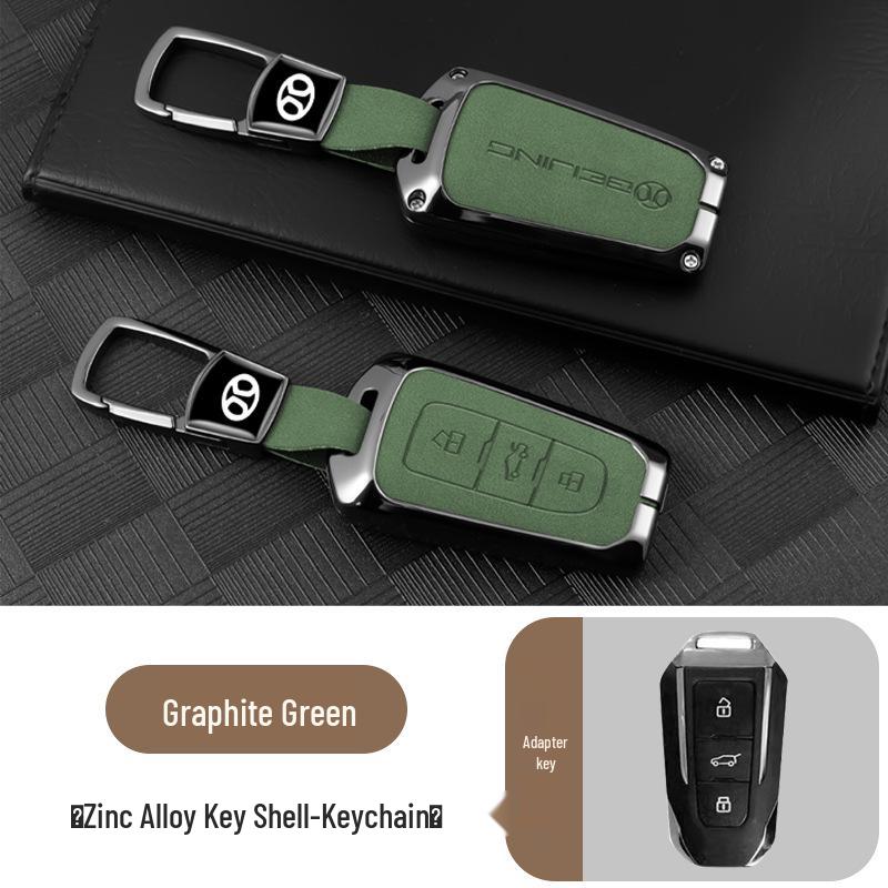 Beijing BJ 1.5T Luxury Car Key Cover: Anti-Lost High-End Lock Shell & Key Chain