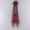 3D Skeleton Skeleton Hand Mesh Veil Long Tulle Skull Hairwear Gothic Headband  Stage Performance