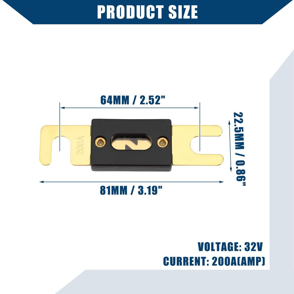 Hihaha Mini ANL Fuse 200A / Vehicle Audio CD Fuse