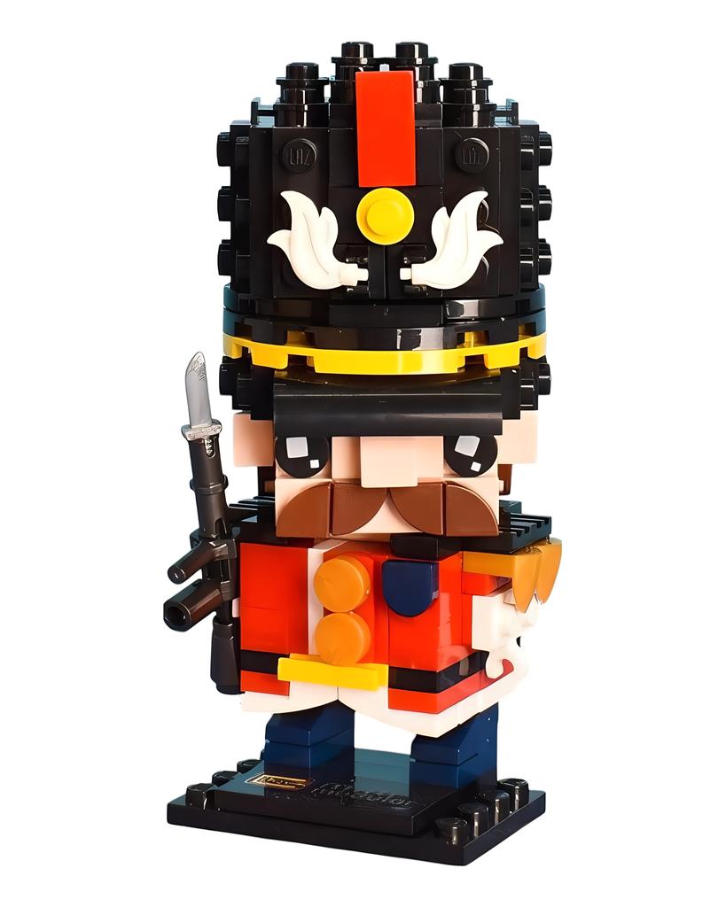 LOZ 1461 Army Royal Guard Soldier Gun Weapon Military War 3D Model DIY Mini Blocks Bricks Building Toy No Box