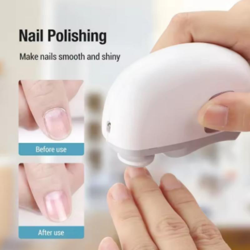 Rechargeable Automatic Nail Clipper Electric Safe Nail Grinder Kids Adults Anti-Pinch Nail Drill Machine Manicure Pedicure Care