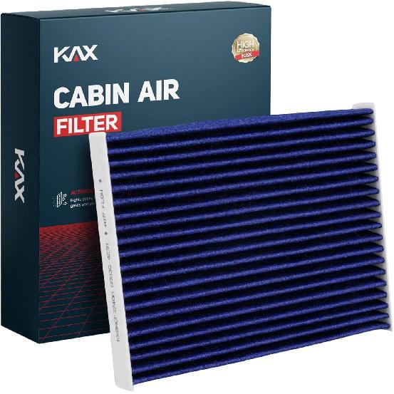 KAX Premium Cabin Air Filter with Dual Active Carbon, CF10550 Replacement for Nissan Rogue 2008-2013, Rogue Select 2014-2015, Sentra 2007-2012,
