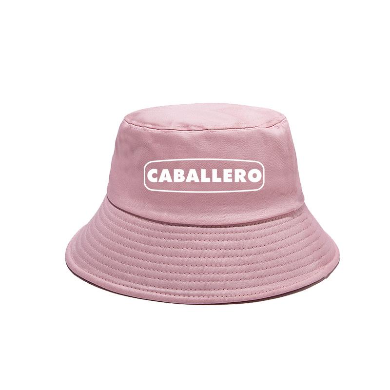 Caballero Bucket Hat Cap Unisex Women Unisex Panama Cap Outdoor Summer Cotton Caballero Motorcycle Bob Caps MZ