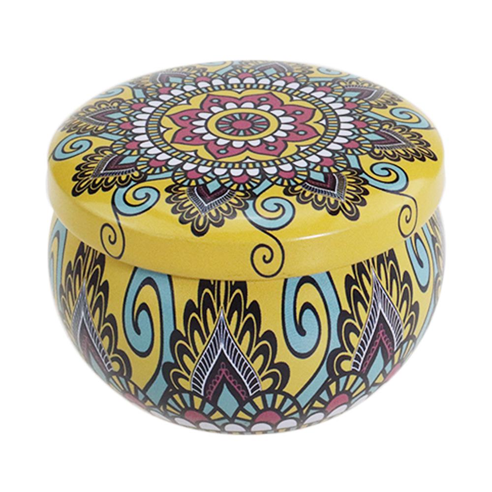 2.2 Oz Tea Pear Paste Candy Tin Gift Box with Candle Can Storage