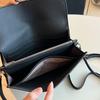 2025 New Leather I-buckle Long Three-fold Wallet First Layer Cowhide TOGO Leather Leather Wallet Cross-border Wholesale Trend