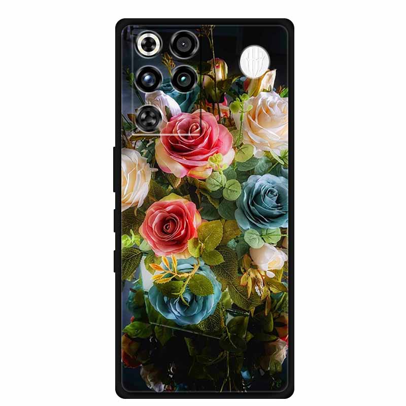 Phone Case For ZTE Nubia RedMagic 11 Pro 5G Back Cover Case Black Silicone TPU Soft Coque For Nubia RedMagic 11Pro Funda Capas