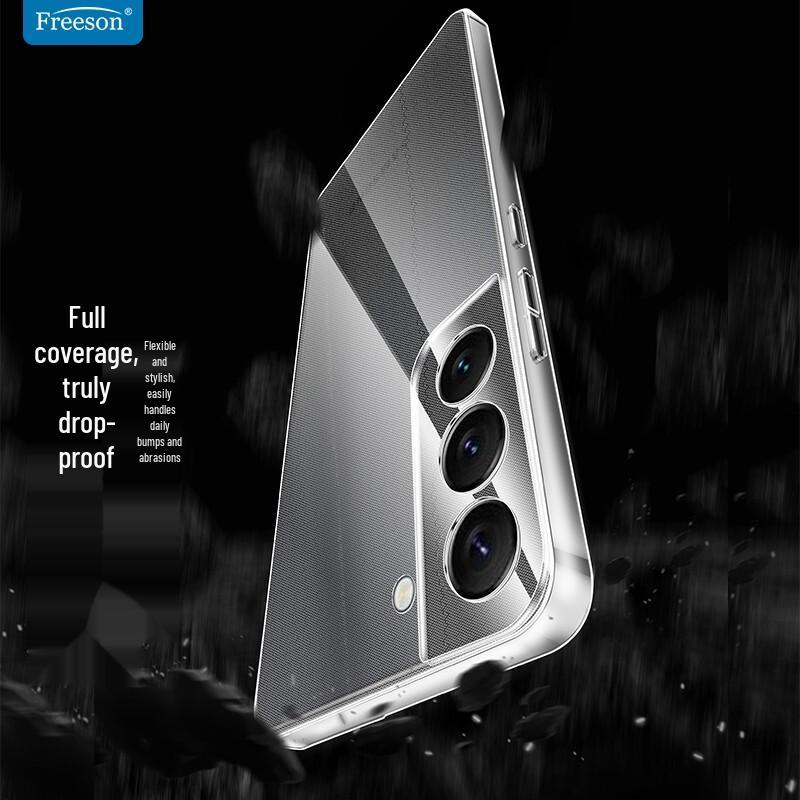 Freeson Samsung Galaxy S Series Lightweight TPU Phone Case with Lanyard