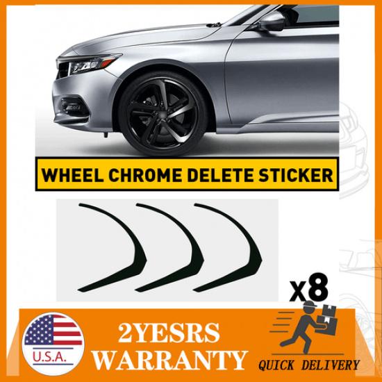 Chrome Delete Blackout Overlay for 2018-22 Honda Accord 19  Sport Wheel Rim