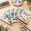 Creative Color Matching Practice Book Watercolor Coloring Book, Clean And Bright Patterns Design, Thick Art Supplies for Kids Painting Paper