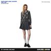 unifree Damen Retro Argyle V-Ausschnitt Strickjacke