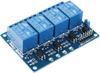 4-Channel 5V Relay Module | Compatible with UNO R3, Mega 1280, DSP ARM, PIC AVR, Raspberry Pi | Status LEDs | High Power Control