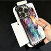 Oil Painting Horse Plating Phone Case For Xiaomi Poco X5 X6 X7 X8 Pro Max F8 Ultra F7 M8 M7 M5S Redmi 15C 15 14C 13C 13 X3 12C F