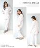 Nishiki Made In Domestically Smooth Long Front Top and Bottom Long Loungewear for Spring and Autumn Women's Pajamas, Japan, Sewn, 100% Cotton,