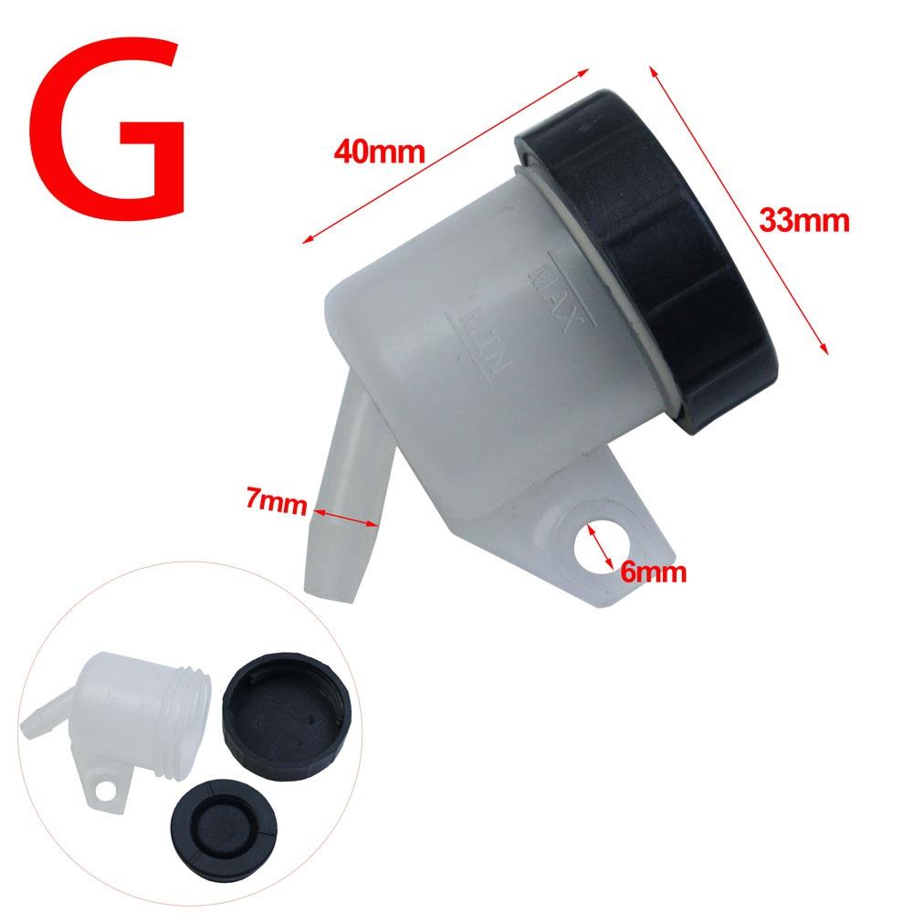 Universal Motorcycle Lever Brake Oil Tank Foot Brake Master Cylinder Oil Cup Fluid Bottle Reservoir Dirt Bike Scooter Pitbike