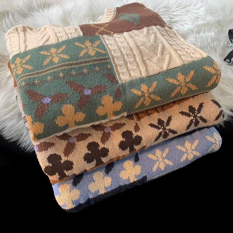 Autumn/Winter Cozy Trendy Sweater - Hong Kong & Japanese Style Loose Knit Design