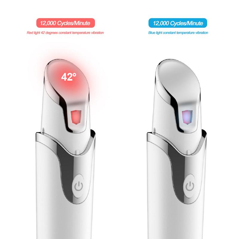 Eye Beauty Instrument Electric Hot Compress Eye Implantation Massage Instrument Red And Blue Light Home Eye Care Instrument