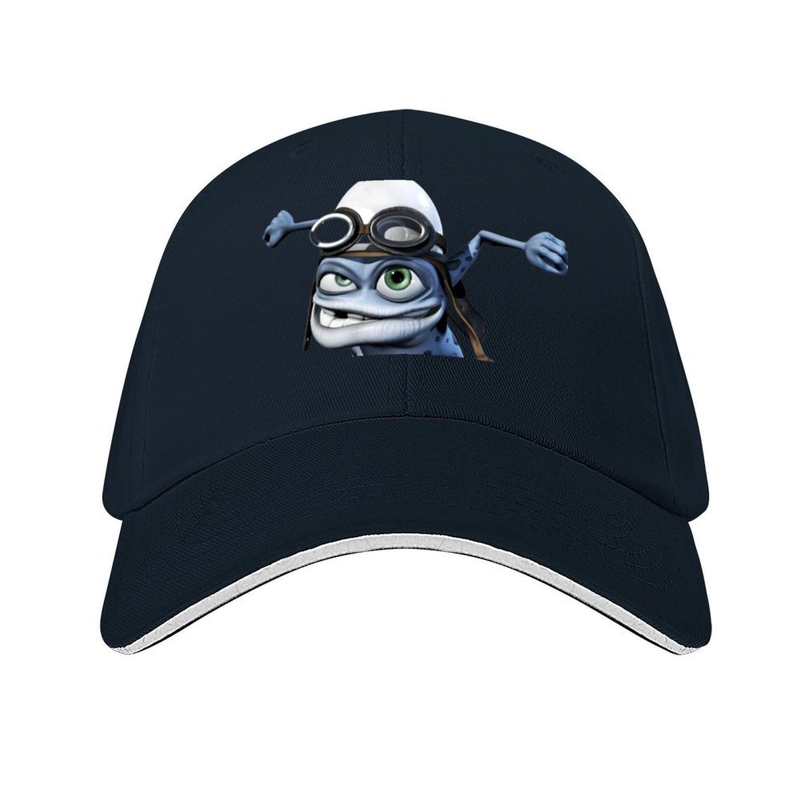 

crazy frog Baseball Cap Big Size Hat custom caps Beach Unisex hat Womens Beach Visor Unisexs