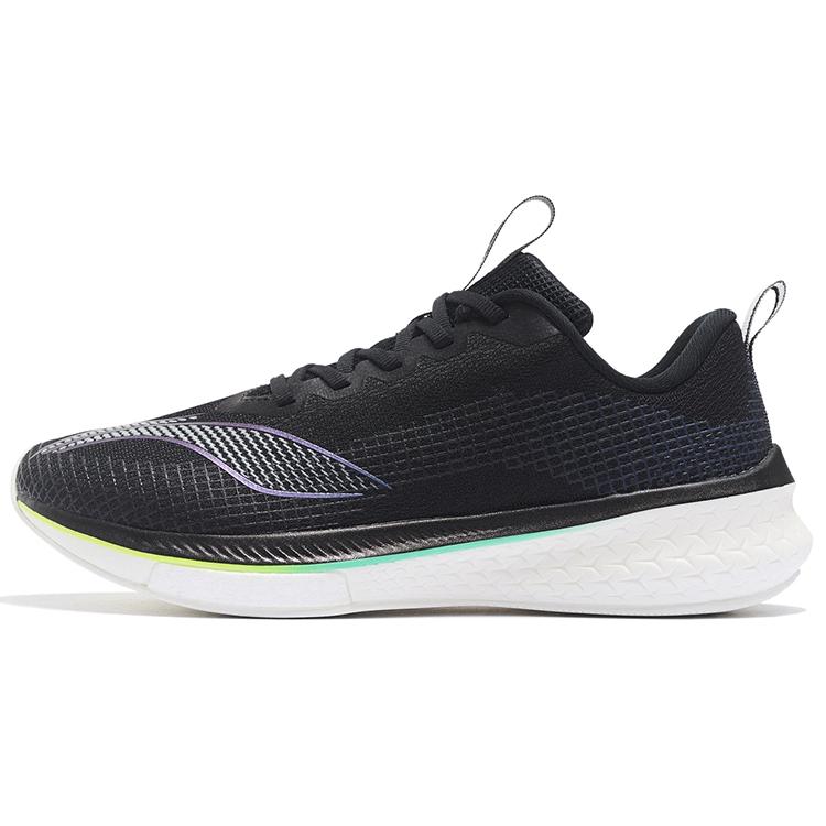Li Ning Red Hare 5 Pro Fabric Rebound Cushioning Abrasion Resistant Slip Resistant Low top Running Shoes Men's Black ARMS003-17