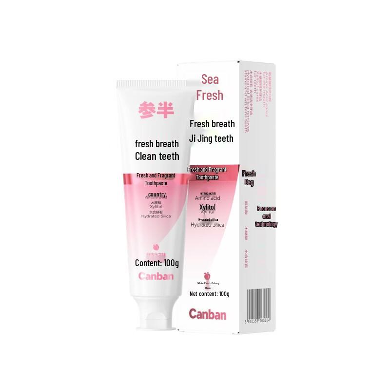 Canban White Peach Oolong Whitening Toothpaste