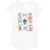 Disney Princess and Bows Watercolor Portraits Collage T-Shirt