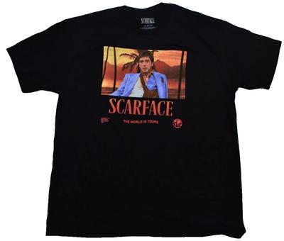 Scarface Herren The World Is Yours Tony Montana Hemd Neu Klein