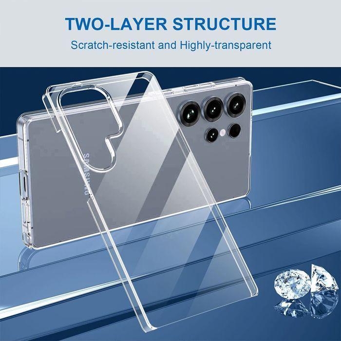 Full Case - BOOLING - for Samsung Galaxy S26 Ultra - Shockproof Anti-Scratch PC+TPU Transparent