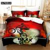 Motorcycle Poster Comfortable Duvet Quilt Cover Pillowcase Bedding Set Children Bedroom Decoration Home Textile