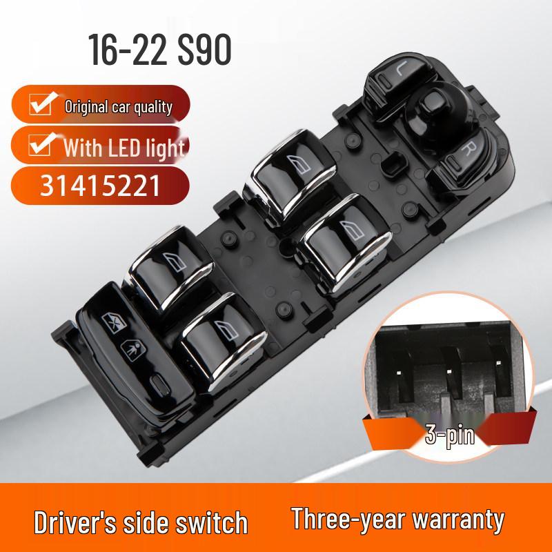 Compatible Power Window Switch for Volvo XC60, V60, S60, XC40, XC80, XC90