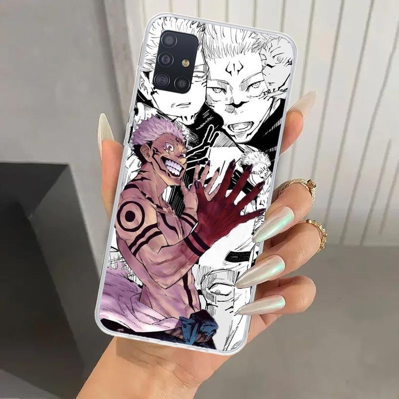 Jujutsus Japan Anime Phone Case for Samsung Galaxy A52 A32 A22 A12 A02S A50S A30S A10S Note 20 Ultra 10 Plus S10 A31 A20 A71 A72