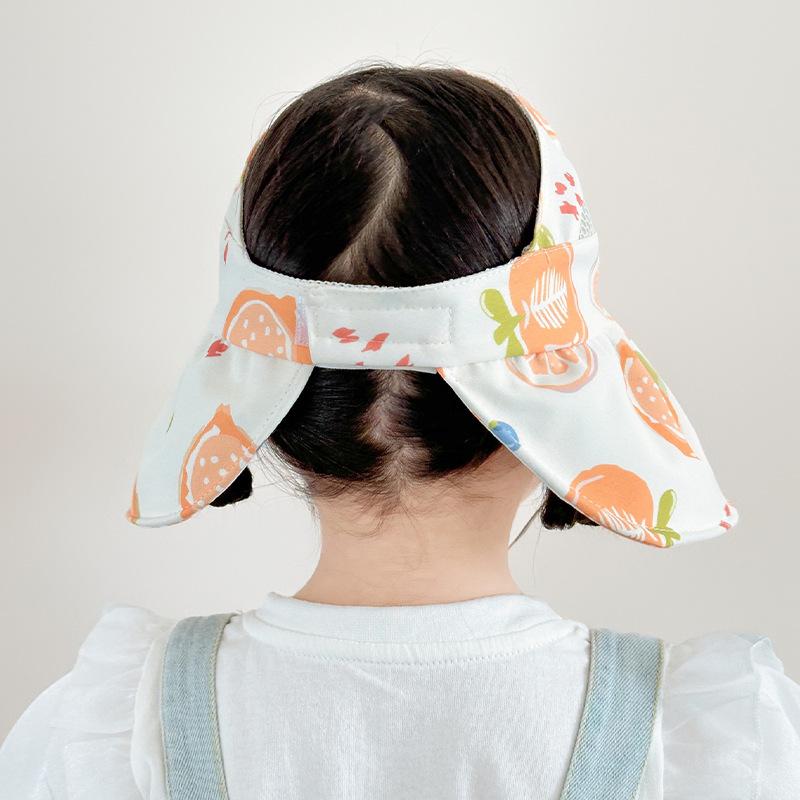 New Children's Sun Protection Hat Summer Children's Sun Hat Empty Top Outdoor Boys and Girls' UV Hat Sun Protection Hat