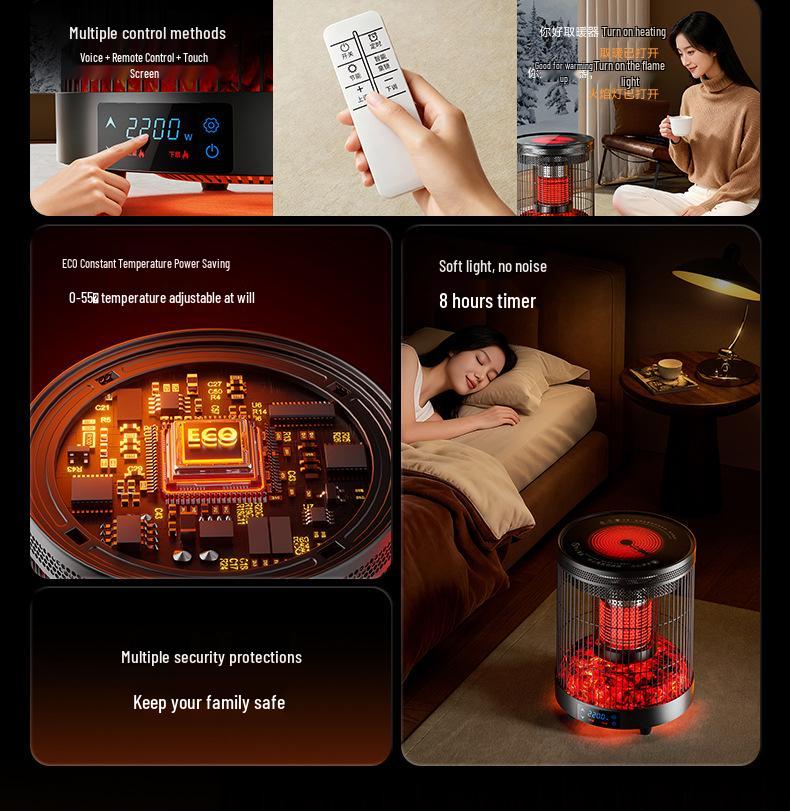 Linbian Multifunctional Electric Fireplace & Tea Warmer