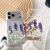 Flower Phone Case for iPhone 17 16 15 14 13 12 11 Pro Max Plus Air Mini 16E ProMax Transparent Case
