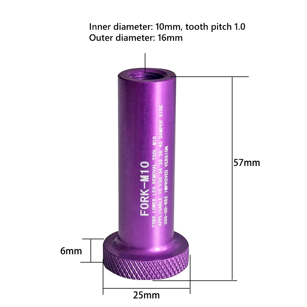Aluminum Alloy Bike Fork Spring Damper Removal Tool Bike Fork Lower Leg Removal Tool for Front Fork Maintenance Disassembly