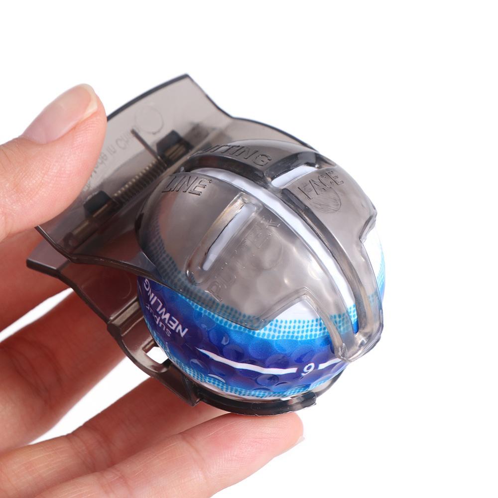 8Pcs/Set 4 Marking Stencils Golf Balls Alignment Exerciser Golf Ball Marker Pen  Gymnasium