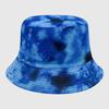 Neutral Summer Tie Dye Printed Fisherman Hat Outdoor Breathable Hat Sunshade