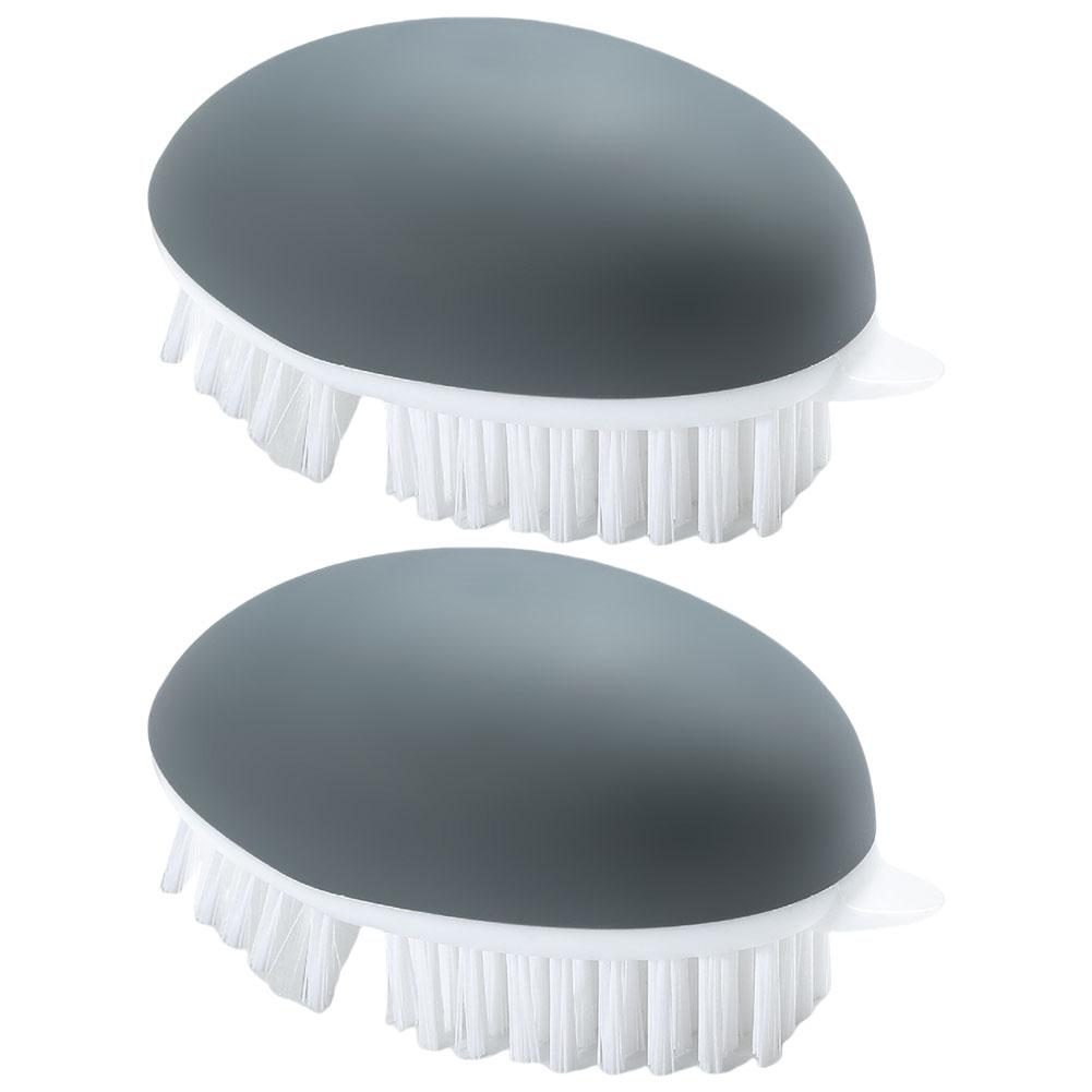 1/2Pcs Potato Scrubber Brush with Dots Remover Vegetable Brush Scrubber Vegetable Cleaning Brush for Food Corn Silk and Carrots