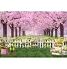 Spring Easter Natural Scenery Grassland Rabbit Theme Banner Backdrop, Children's Birthday Party Decoration Photography Backdrop