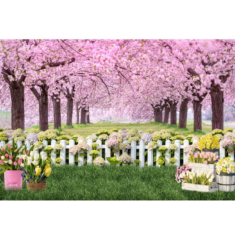 Spring Easter Natural Scenery Grassland Rabbit Theme Banner Backdrop, Children's Birthday Party Decoration Photography Backdrop