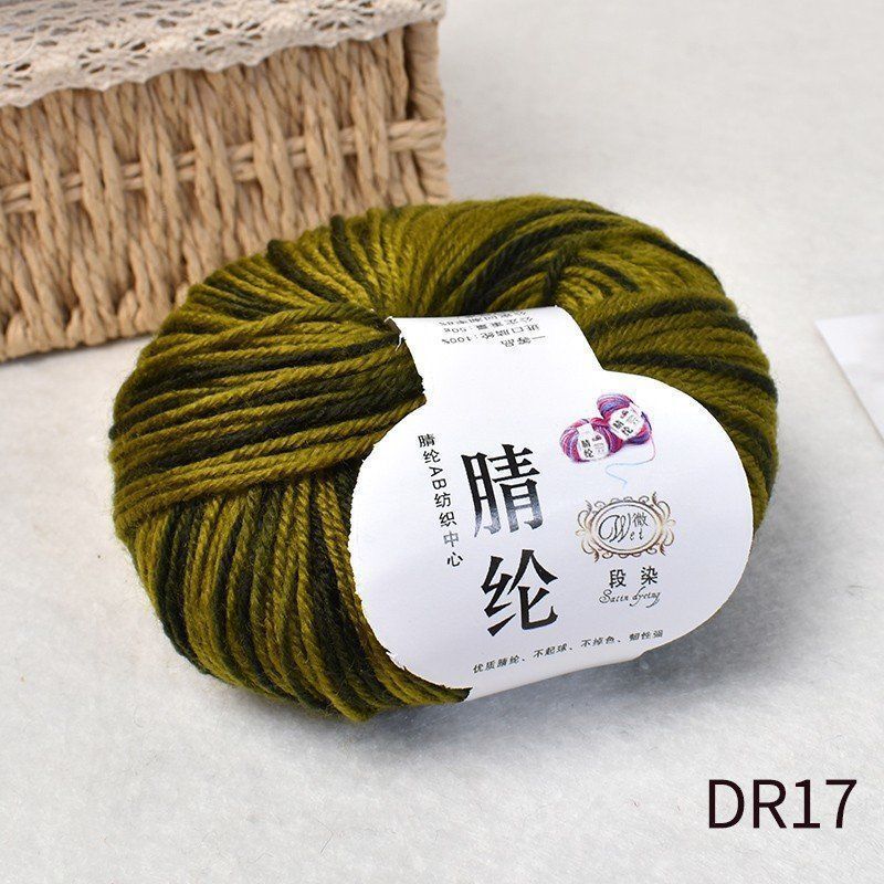 Scarf Thread, Wiring, Table Tennis Yarn, Doudou Thread, Dotted Yarn, Hand-Woven Colored Ball Doudou Wool, Stick Needle Thread