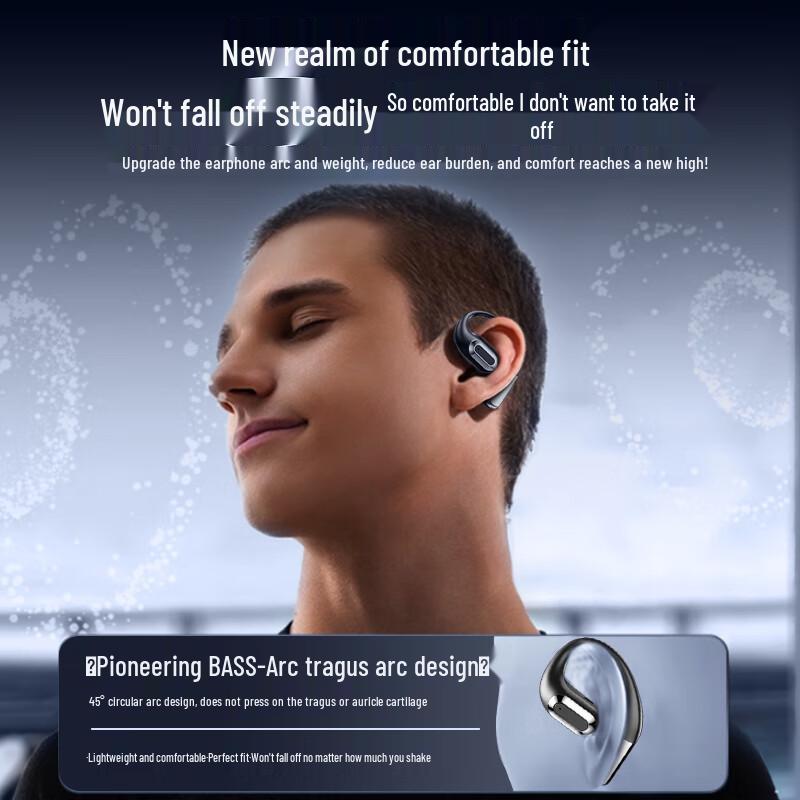 Chuan Gu Wireless Ear-Hook Bluetooth Headphones