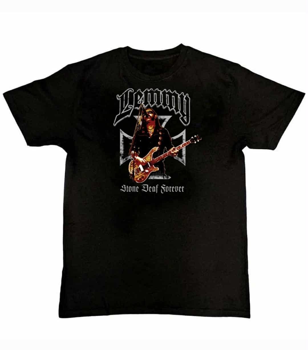 Lemmy / Motörhead - Stone Deaf Forever Cross T-Shirt M