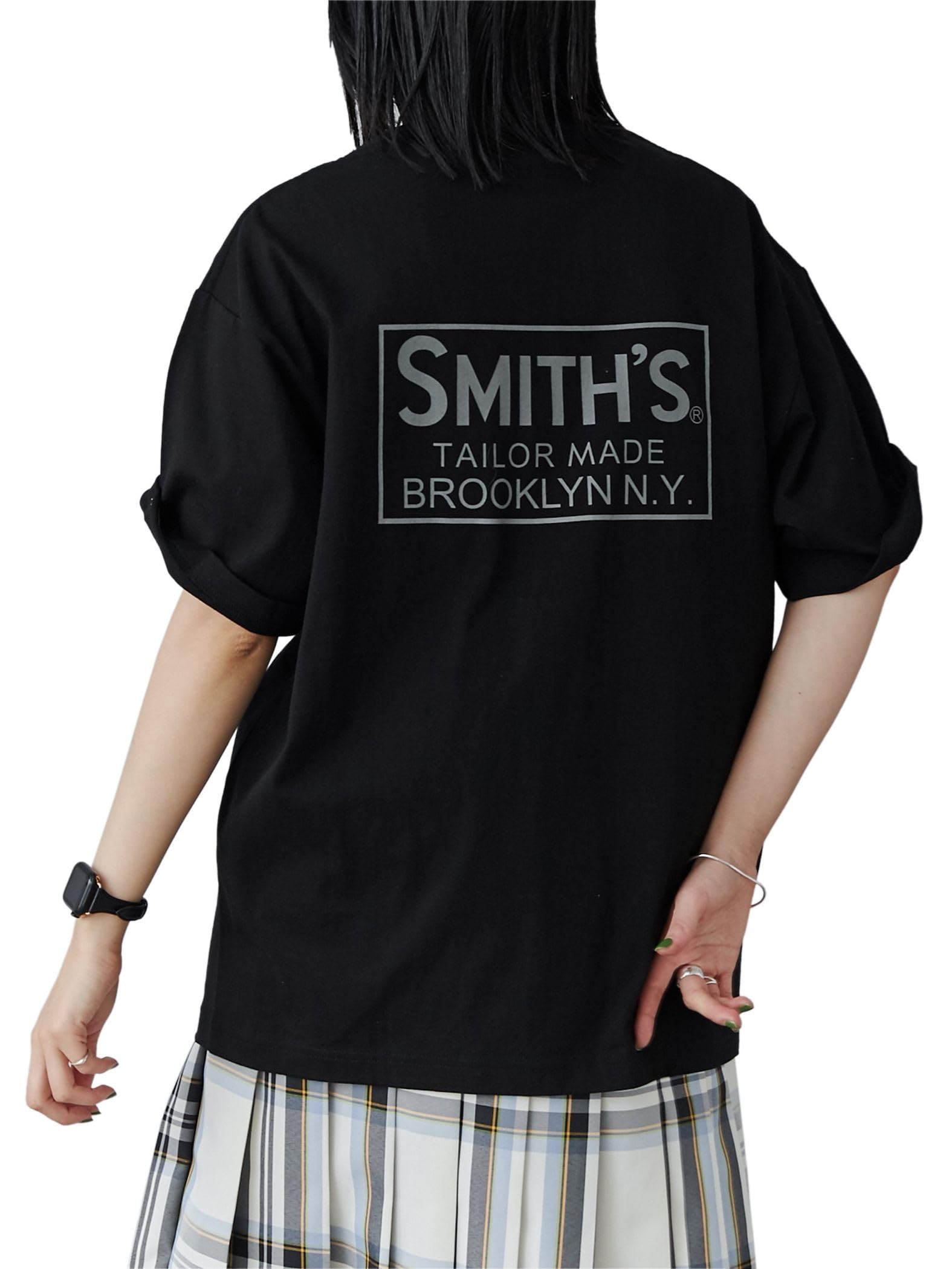 

Cohen Индивидуальный Логотип Принт Карман 75256430320 0930 S Футболка SMITH S ЧЕРНАЯ(09)