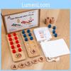 Digit Ten Wooden Computing Board Learning Toy Kids Mathematics Development Brain