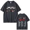 Rock Band Kmfdm Tour 97 Graphic T Shirts Unisex Women Vintage Gothic Punk Tshirt Unsiex Pure Cotton Casual Oversized Short Sleeve